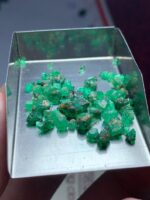 Rare 19.21ct Swat Emerald Rough Lot – Natural Green Crystals (9.15 x 5.31 x 4.20 mm) - Image 5