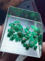 Rare 19.21ct Swat Emerald Rough Lot – Natural Green Crystals (9.15 x 5.31 x 4.20 mm) - Image 6