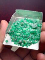 53.85ct Swat Emerald Rough Lot: Natural Crystals with Premium Color and Character - Image 7