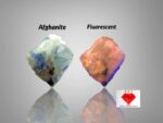 Most Rare 11.45 ct Afghanite specimen combined with Pyrite from Badakhshan, Afghanistan