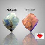Most Rare 11.45 ct Afghanite specimen combined with Pyrite from Badakhshan, Afghanistan