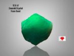 9.51ct Swat Emerald Crystal – Intense Color & Bold Structure in Natural Form