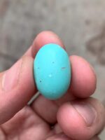 17.80-Carat Afghan Turquoise: A Graceful Gem with Elegant Proportions - Image 9