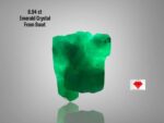 8.94ct Natural Emerald Crystal from Swat – A Majestic Green Gem Straight from Nature