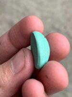 Elegant Afghan Turquoise: A 19.86 ct Cabochon Gem - Image 4