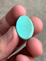Elegant Afghan Turquoise: A 19.86 ct Cabochon Gem - Image 5
