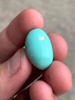 Elegant Afghan Turquoise: A 19.86 ct Cabochon Gem - Image 6