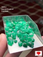 Discovering a Rare 46.65 ct Rough Emerald Lot from Swat, Pakistan