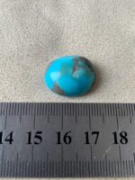20.78ct Afghan Turquoise Cabochon: Balanced Beauty with Natural Charm - Image 2