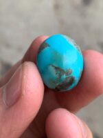 20.78ct Afghan Turquoise Cabochon: Balanced Beauty with Natural Charm - Image 3