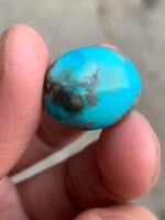 20.78ct Afghan Turquoise Cabochon: Balanced Beauty with Natural Charm - Image 4