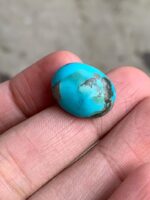 20.78ct Afghan Turquoise Cabochon: Balanced Beauty with Natural Charm - Image 6