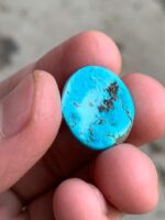 20.78ct Afghan Turquoise Cabochon: Balanced Beauty with Natural Charm - Image 9
