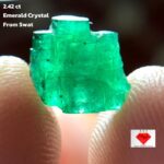 Discovering a Rare Beauty: 2.42 Carat Emerald Crystal from Swat