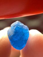 2.55 Ct Rare Afghanite from Afghanistan – A Collector’s Blue Treasure - Image 3