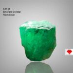 Unearthing Beauty: 4.61-Carat Emerald Crystal from Swat Valley