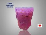 11.885ct African Ruby Crystal – Bold Natural Red with Strong Crystal Form