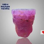 11.885ct African Ruby Crystal – Bold Natural Red with Strong Crystal Form