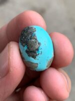 17.14ct Afghan Turquoise Cabochon: A Refined Gem with Balanced Beauty - Image 8