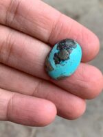17.14ct Afghan Turquoise Cabochon: A Refined Gem with Balanced Beauty - Image 4