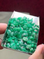59.94ct Swat Emerald Rough Lot – Vivid Natural Green from Pakistan’s Gem Valley - Image 8