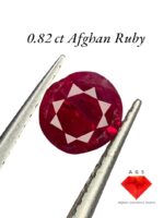 A Rare Beauty – 0.82 ct Natural Afghan Ruby