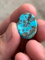 A 29.70-Carat Afghan Turquoise Cabochon — Bold Size and Timeless Blue - Image 7