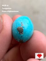 The Vibrant Beauty of Afghan Turquoise: A Showcase of Exquisite Cabochon
