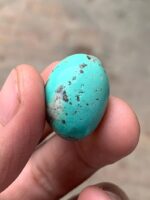 Striking 29.65ct Afghan Turquoise Cabochon – Natural Gemstone Beauty - Image 3