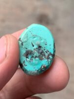 Striking 29.65ct Afghan Turquoise Cabochon – Natural Gemstone Beauty - Image 5