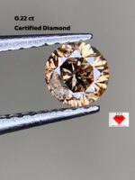 0.22 Carat Natural Diamond with Certificate – Sparkling Precision