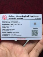0.22 Carat Natural Diamond with Certificate – Sparkling Precision - Image 2