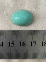 Elegant Afghan Turquoise: A 17.52 ct Cabochon Gem - Image 10