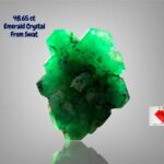 48.65ct Swat Emerald Crystal: Museum-Grade Gem from Pakistan’s Emerald Belt
