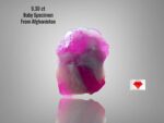 Scarlet Elegance: Showcasing a 9.30ct Afghan Ruby Specimen