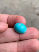 Elegant 12ct Afghan Turquoise Cabochon - Image 5