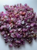 251.30 Carat Ruby Rough Lot – Natural Untreated Red Crystals (14x8x6mm) - Image 3