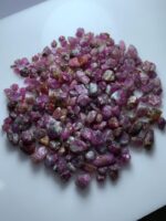 251.30 Carat Ruby Rough Lot – Natural Untreated Red Crystals (14x8x6mm) - Image 4