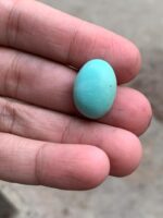 A 17.52-Carat Afghan Turquoise Cabochon — Elegance in a Compact Gem - Image 5