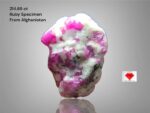 214.65ct Natural Ruby Specimen – Afghanistan | 41.94 x 31.25 x 25.84 mm