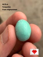Exquisite Afghan Turquoise: 16.75 Carats of Natural Beauty