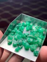 Raw Power in Green: 56.14 Carat Swat Emerald Rough Lot - Image 9
