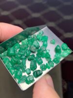 Raw Power in Green: 56.14 Carat Swat Emerald Rough Lot - Image 13