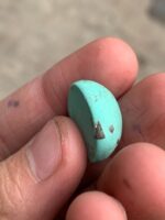 Afghan Turquoise Cabochon Gemstone: 20.42 ct, Vivid Blue - Image 6