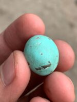 Afghan Turquoise Cabochon Gemstone: 20.42 ct, Vivid Blue - Image 10