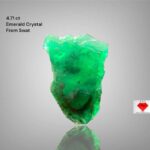 Spotlight: 4.71 ct Emerald Crystal from Swat — Elongated and Deep
