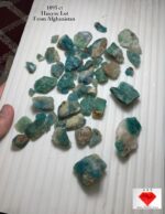1095 ct Hauyne Lot from Afghanistan (30.35 × 23.22 × 23.50 mm) — A Deep Blue Feldspathoid Crystal Collection