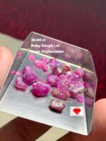 Crimson Origins: 38.00ct Afghan Ruby Rough Lot
