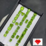 61 Carat Peridot Gemstone: Round, Trillion, Emerald, Cushion Cut from Pakistan