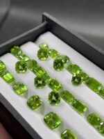 61 Carat Peridot Gemstone: Round, Trillion, Emerald, Cushion Cut from Pakistan - Image 2